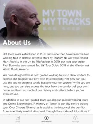 DC Tours Belfast android App screenshot 3